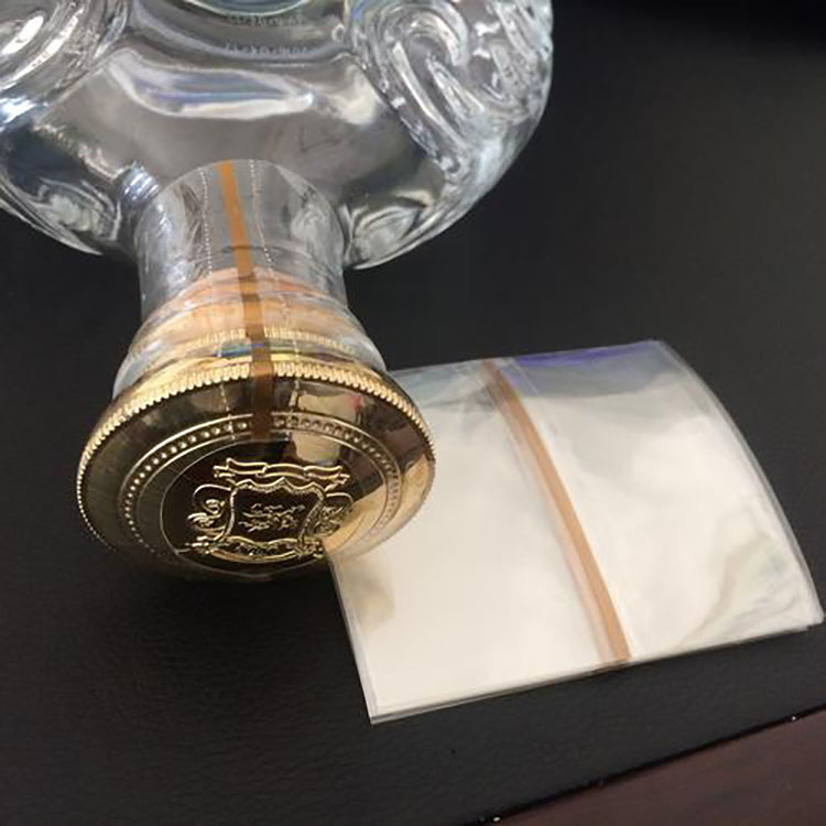 Meterai botol wain yang menyusut panas